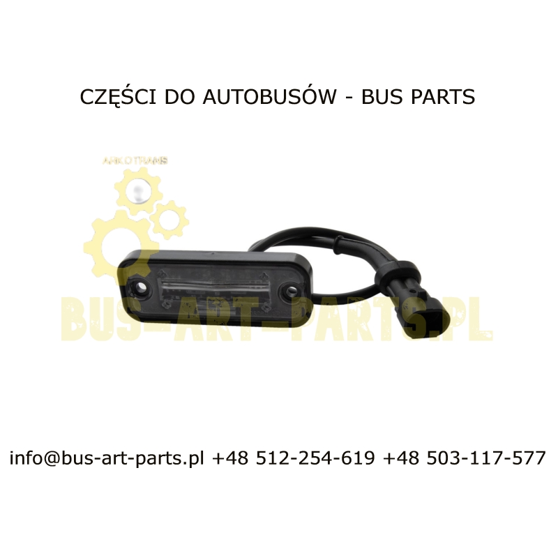 LAMPA TABLICY REJESTRACYJNEJ LED SETRA S4..S415HD S415HDH S415GT S415GT-HD  MERCEDES CITARO TOURISMO EURO 4 EURO 5NOWY TYP DO CA