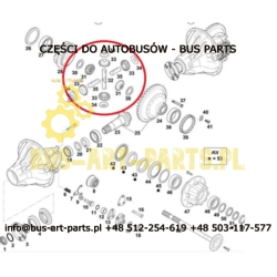MECHANIZM RÓŻNICOWY DYFERENCJAŁU MB TRAVEGO TOURISMO SETRA S4.. DO DYFERENCJAŁU 0003504303