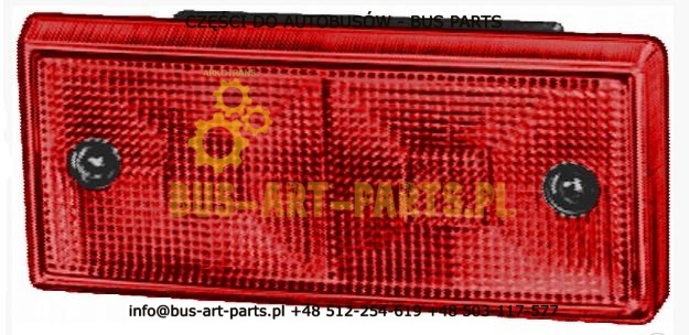 LAMPA TYŁ POZYCYJNA  CZERWONA 2X5W