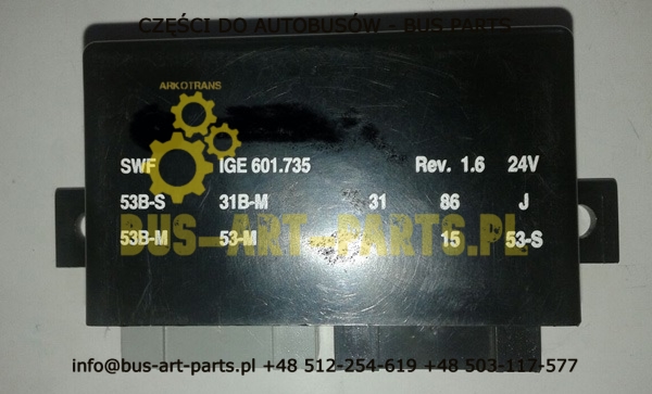 STEROWNIK PRZERYWACZ WYCIERACZEK MERCEDES INTEGRO SETRA S3..  BOVA VDL IGE601.748 IGE601.735 A0035444732
