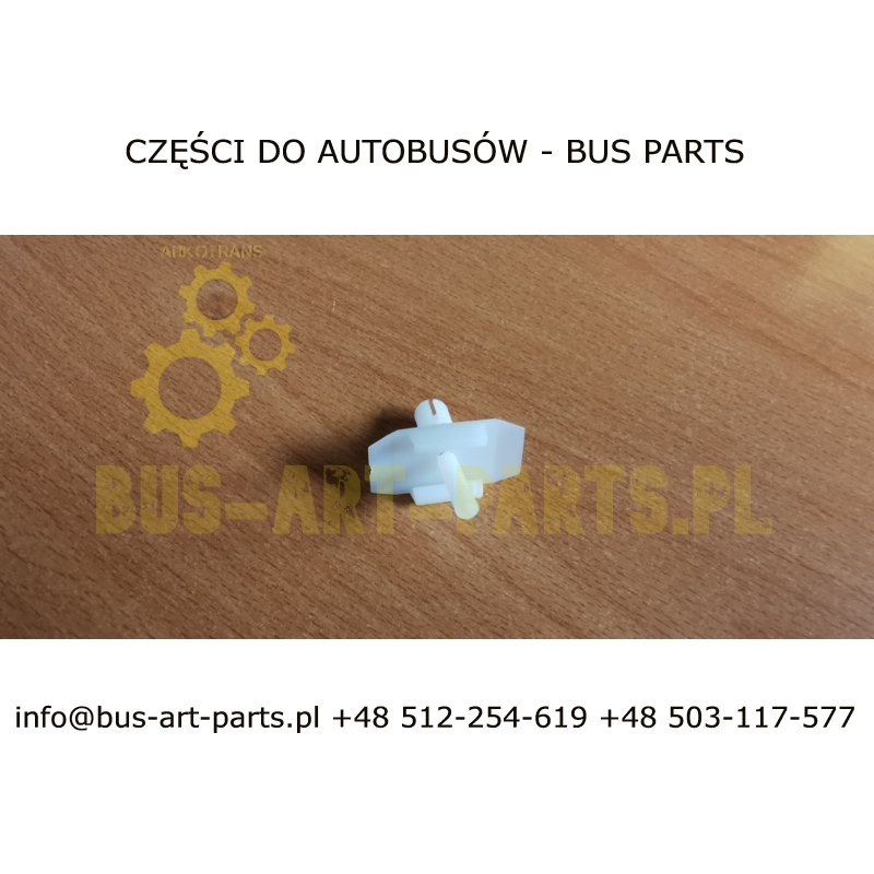 SPINKA TYLNEJ SZYNY PROWADNICY FIRANKI ZASŁONKI SETRA S4..