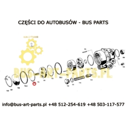 ORING DEKLA POMPY WSPOMAGANIA SETRA S3..HD