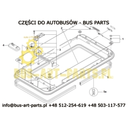 STEROWNIK OTWIERANIA SZYBERDACHU SETRA S4.. S5.. MERCEDES TOURISMO 2006- MAN 1301221C