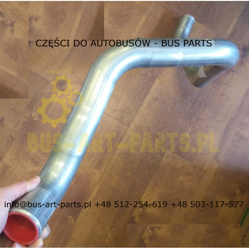 RURA CHŁODZENIA INTARADERA BOVA EURO III 2002- GÓRNA LEWA  6S16006-BIEGOWA