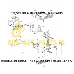 SIŁOWNIK ZMIANY BIEGÓW BOVA NEOPLAN SETRA S3..