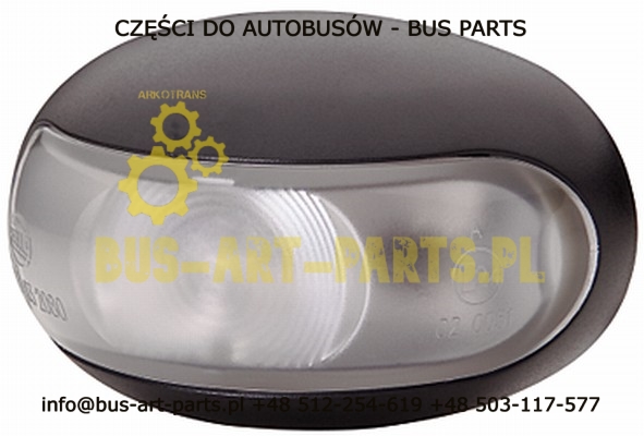 LAMPA OBRYSOWA PRZÓD LED MAN LION COACH