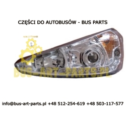 REFLEKTOR PRZEDNI SCANIA IRIZAR PB H7 LEWY LED DRL