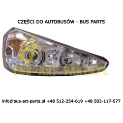 REFLEKTOR PRZEDNI SCANIA IRIZAR PB H7 PRAWY LED DRL