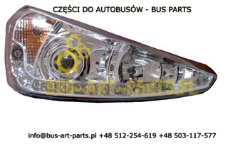 REFLEKTOR PRZEDNI SCANIA IRIZAR PB H7 PRAWY LED DRL
