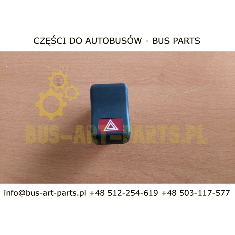 WŁĄCZNIK ŚWIATEŁ AWARYJNYCH NEOPLAN EUROLINER STARLINER CITYLINER N116 N316 N516