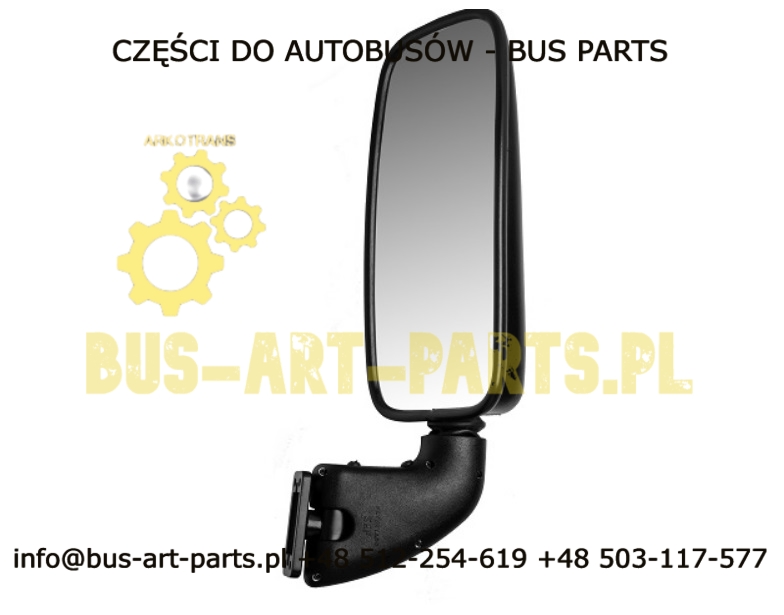 LUSTERKO KOMPLETNE IVECO 402X190 24V LEWE ( SEF PATENTADO e9 02-0035 )