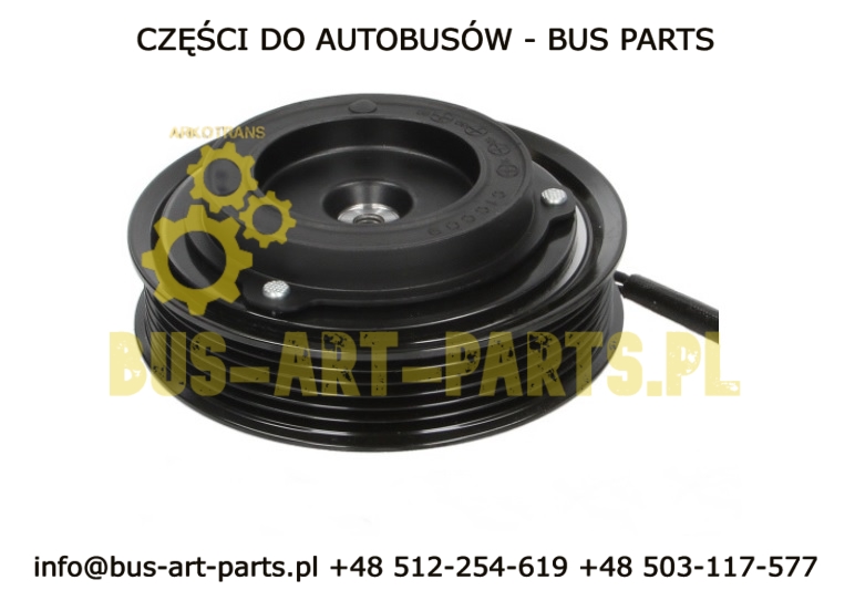 SPRZĘGŁO KOMPRESORA KLIMATYZACJI 6PK BOVA DO SPRZĘGŁA DENSO 6PK VDL II BOVA MAGIQ EURO 4 5
