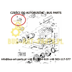 NAPINACZ PASKA KILMATYZACJI BOVA FUTURA MAGIQ EURO 1 EURO 2 EURO 3 EURO 4 SCANIA IRIZAR VAN HOOL