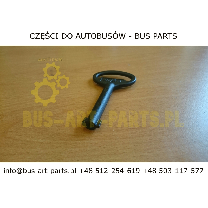KLUCZ ZAMKA KLAPY UNIWERSALNY MOTYLEK FI-3MM/9MM PŁETWA 14MM