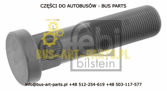 SZPILKA KOŁA TYŁ M22X1.5 DŁ-92  BOVA NEOPLAN OŚ ZF NA BĘBNACH NR OE BOVA 20510600