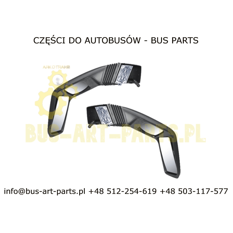 LUSTERKO SETRA S3.. ZAMIENNIK KOMPLET 2SZT LEWE/PRAWE KPL  DWA LUSTRA + WIĄZKA PRZEWODÓW Z REGULATOREM ( YOJSTIK ) POŁOŻENIA WKŁ