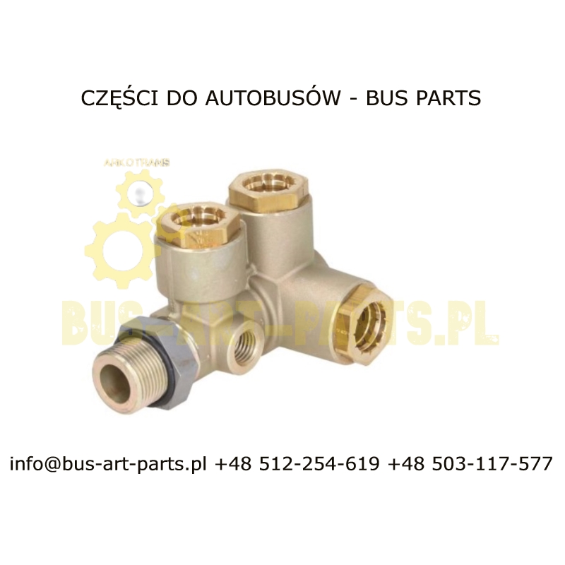 ROZDZIELACZ POWIETRZA Z ZAWOREM ZWROTNYM VOSS 3XM22 1XM12 + M22 NEOPLAN