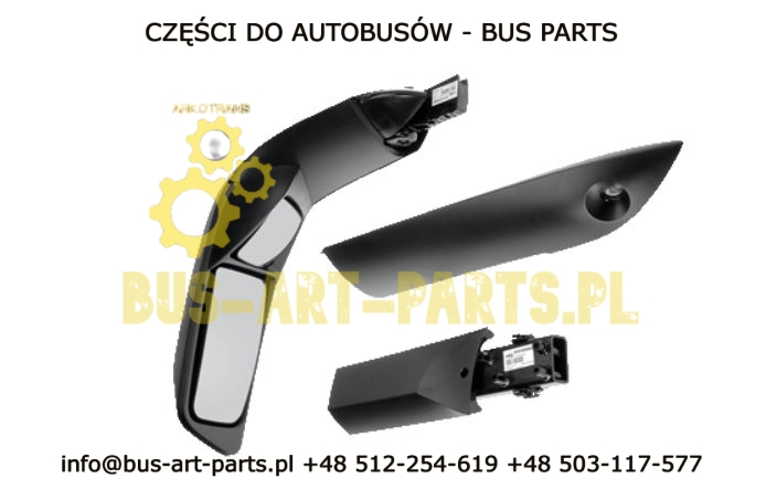 LUSTERKO LEWE SETRA S5.. HD HDH  MERCEDES TOURISMO TRAVEGO EURO 6 BM410 BEZ OSŁONY CZOŁOWEJ SKŁADANE MANUALIE A4108104416 410810
