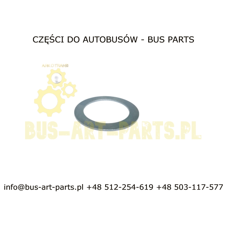 PODKŁADKA DYSTANSOWA ZWROTNICY SETRA S2.. S3.. 45X55X0,5