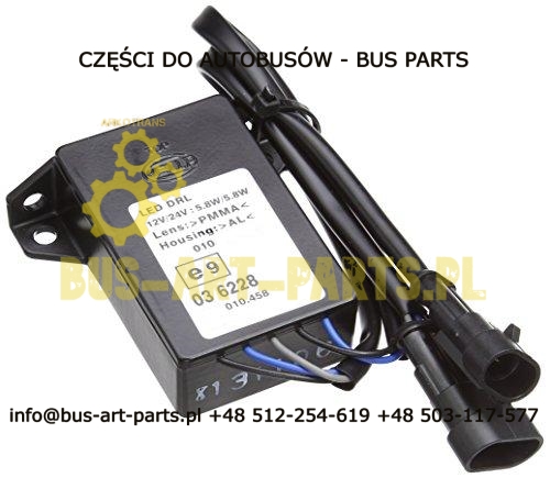 PRZETWORNIK LAMP DO JAZDY DZIENNEJ LED 24V BOVA VDL FUTURADOSTEPNE TYLKO W ZESTAWIE Z LAMPAMI