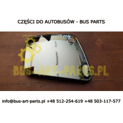 SZKŁO WKŁAD LUSTERKA MERCEDES O350 MAN LION GÓRNE PRAWE 81637336028 0018106116 142X130X26 TRAPEZOWE