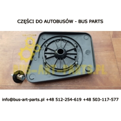 SZKŁO WKŁAD LUSTERKA MERCEDES O350 MAN LION GÓRNE PRAWE 81637336028 0018106116 142X130X26 TRAPEZOWE