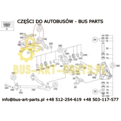 TULEJA WAHACZA GÓRNEGO ZF RL75 PRZÓD GÓRNY