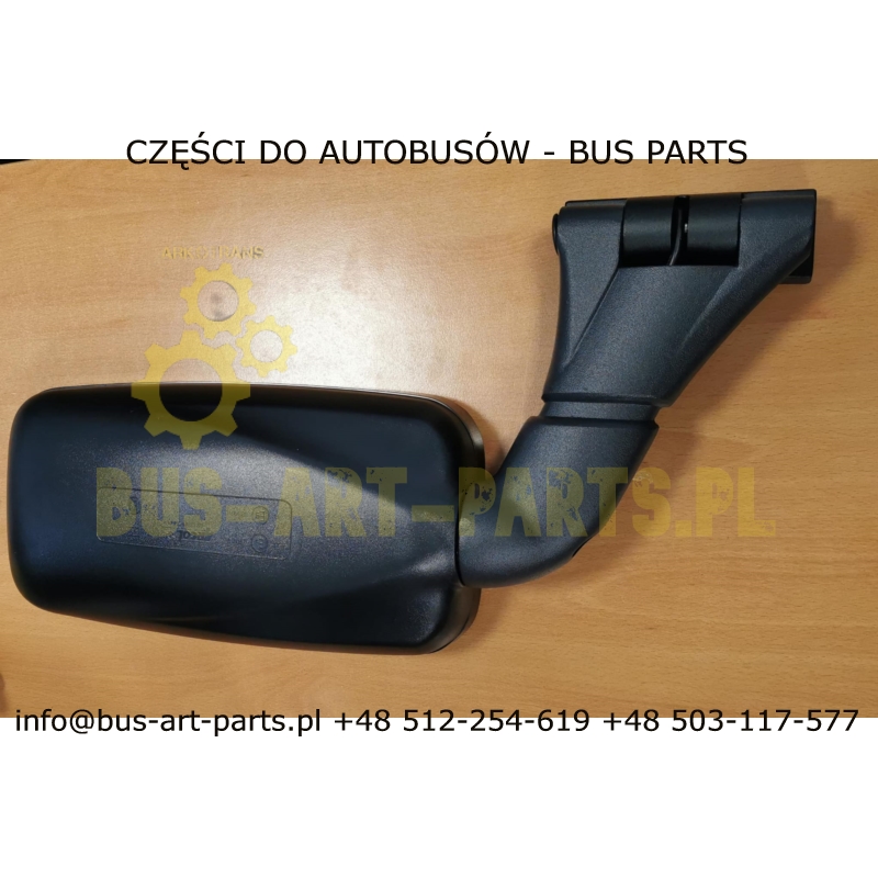 LUSTRO LEWE PRAWE KOMPLETNE IVECO 12V PODGRZEANE STEROWANE  ARCOL DOLNE MOCOWANIE NA KLIN MODEL 314 RAMIĘ 90ST L-250mm