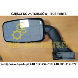 LUSTRO LEWE PRAWE KOMPLETNE IVECO 12V PODGRZEANE STEROWANE  ARCOL DOLNE MOCOWANIE NA KLIN MODEL 314 RAMIĘ 90ST L-250mm