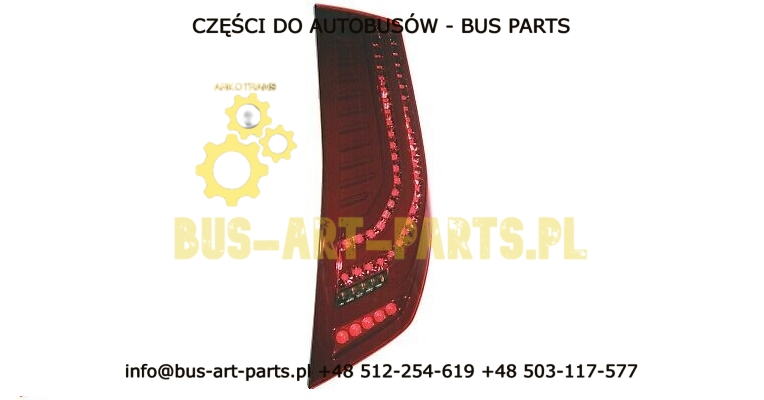 LAMPA ZESPOLONA TYŁ PRAWA SCANIA IRIZAR i8 i6e LED
