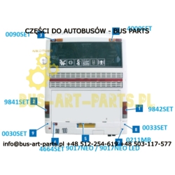ODBLASK TYŁ SETRA S3.. 62X37 MERCEDES TRAVEGO W NAROŻNIKU