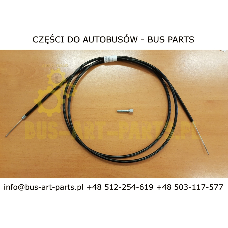 LINKA OTWIERANIA ZDERZAKA MASKI L-1550mm MERCEDES TRAVEGO TOURISMO SETRA S4.. S3.. GT.. UL.. KRÓTKA PRAWA
