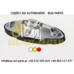 LAMPKA OBRYSOWA BIAŁO CZERWONA ŻÓŁTA 3-FUNKCYJNA 24V LED DIODOWA BOVA SETRA MERCEDES BEZ CAN BUS