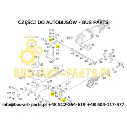 ŁOŻYSKO WSPORNIKA ZMIANY BIEGÓW SETRA S4..MERCEDES TRAVEGO