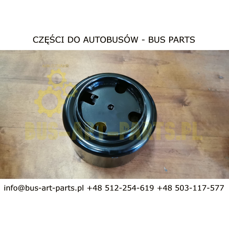 PODSTAWA PODUSZKI DOLNA PRZÓD MAN A03 / A05/ A12 / A21 / A74NEOPLAN STARLINER 2005- OŚ WLECZONA DOLNY OTWÓR GWINT M18X2