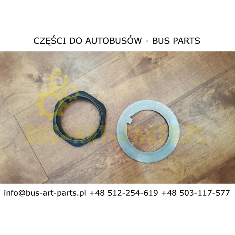 NAKRĘTKA + POGKŁADKA TYLNEJ PIASTY VAN HOOL T9.. T915 PIASTA NA TARCZY Z ŁOŻYSKIEM KOMPAKTOWYM