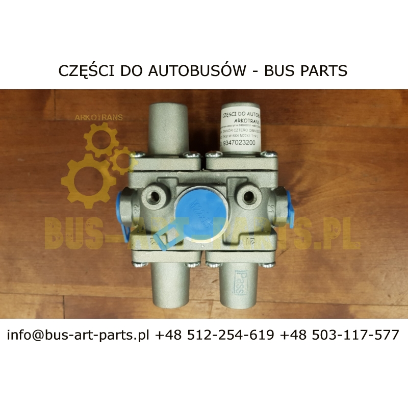 ZAWÓR CZTEROOBWODOWY MERCEDES O405