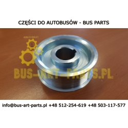 KOŁO PASOWE ALTERNATORA SETRA MERCEDES 9PK zastępuje A4571551815 4571551815   A4571551915 4571551915 A4571552015 4571552015
