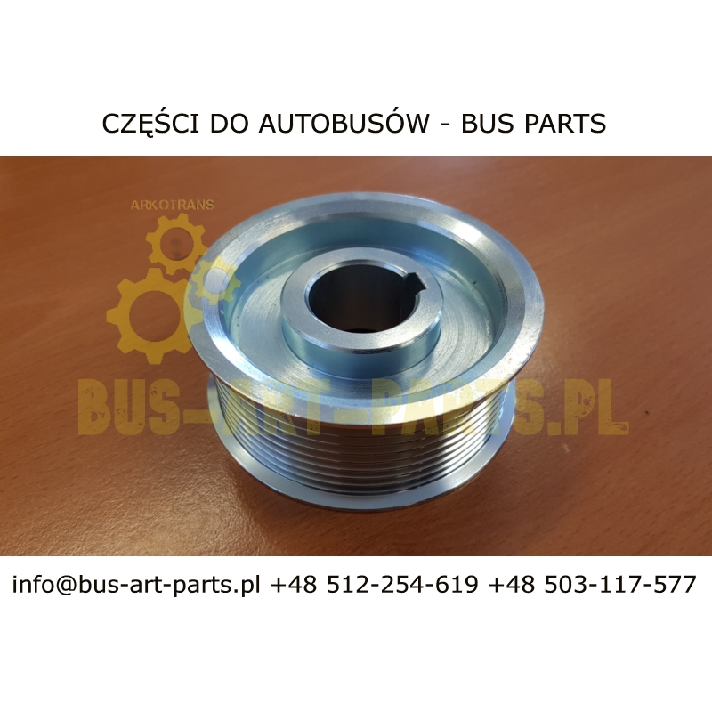 KOŁO PASOWE ALTERNATORA SETRA MERCEDES 9PK zastępuje A4571551815 4571551815   A4571551915 4571551915 A4571552015 4571552015