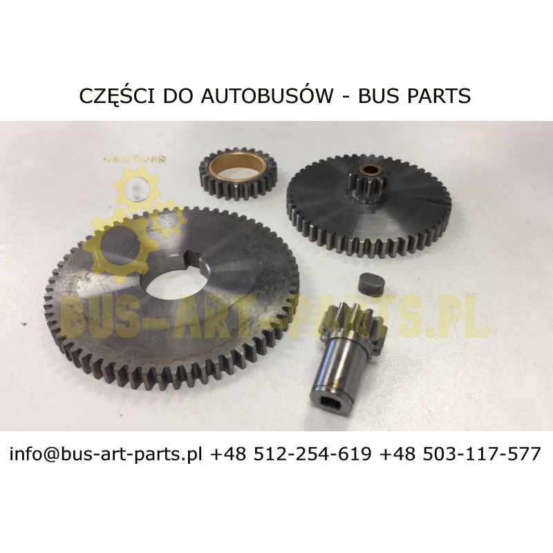 ZESTAW KÓŁ ZĘBATYCH - ZĘBATKI MECHANIZMU OTWIERANIA DRZWI BCE UNUS