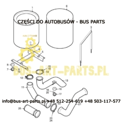 RURA WYDECHOWA KOŃCOWA BOVA FUTURA MAGIQ SOLARIS VACANZA  EURO 3 2002-2006 1447913 20270575 B270575