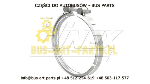 OBEJMA RURY WYDECHOWEJ VDL SOLARIS MX16 PRZY BPV V-CLAMP