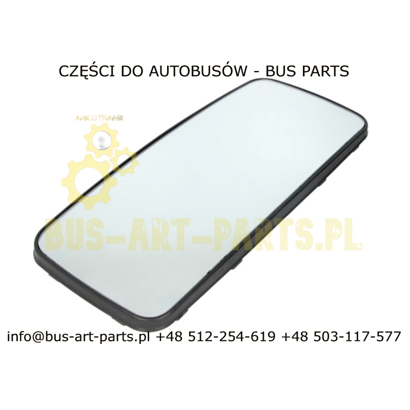 WKŁAD LUSTERKA LUSTERKO CONECTO CITO DUŻE 380X170 PODGRZEWANE 24V ZAMIENNIK