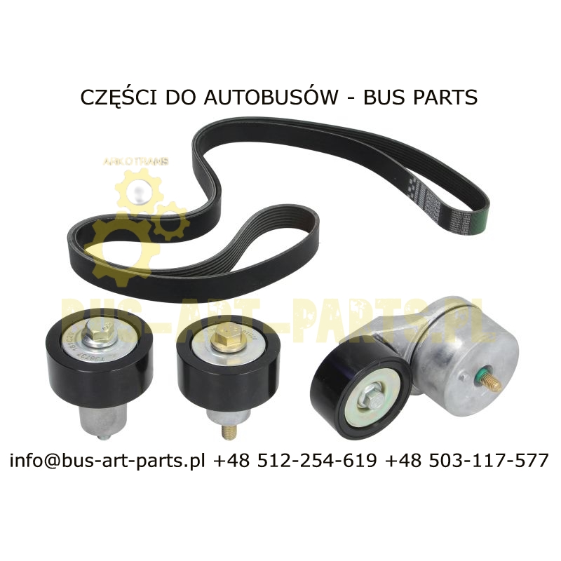 NAPINACZ PASKA + ROLKI + PASEK 8PK2343 BOVA VDL EURO 6 MX13