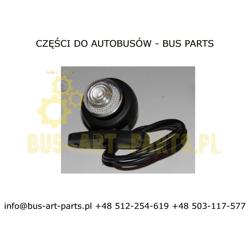 LAMPA OBRYSOWA BIAŁO BIAŁA LED  MERCEDES SETRA BOVA MAN NEOPLAN RENAULT SCANIA SOLARIS SOLBUS VAN HOOL VOLVO