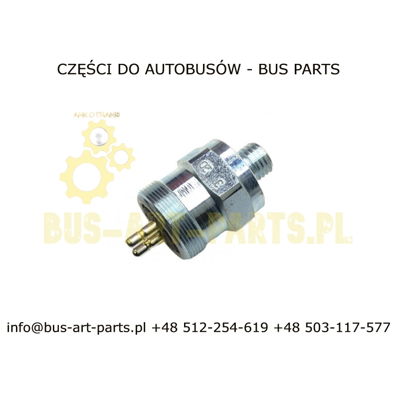 CZUJNIK CIŚNIENIA POWIETRZA LUZOWANIA OSI WLECZONEJ VDL BOVA M12X1,5 WTYCZKA M27X1