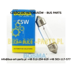 ŻARÓWKA 24V 5W C5W SV8,5 10x36mm