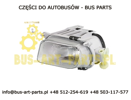 HALOGEN PRZECIWMGIELNY LEWY SETRA S4.. MERCEDES TRAVEGO I TOURISMO II