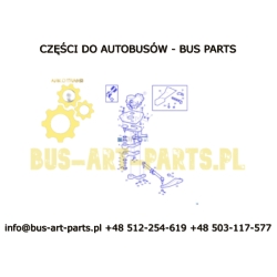 ŁOŻYSKO WSPORNIKA DRĄŻKÓW KIEROWNICZYCH - WĄSAVOLVO B12 9000 9700 9900