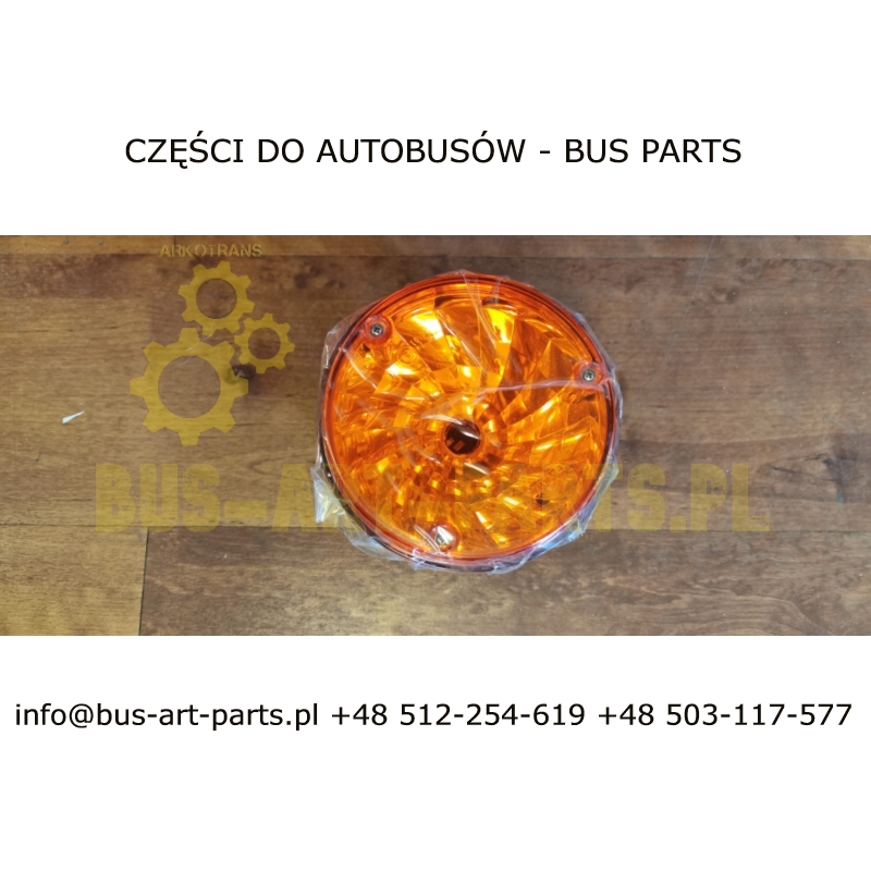 LAMPA TYŁ SCANIA IRIZAR NEW CENTURY 2005- POMARAŃCZOWA KIERUNKOWSKAZU FI-125mm